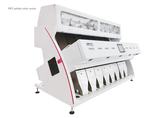 Máy phân loại nhựa 8 rãnh công suất cao cho lông thú cưng Dễ dàng lựa chọn