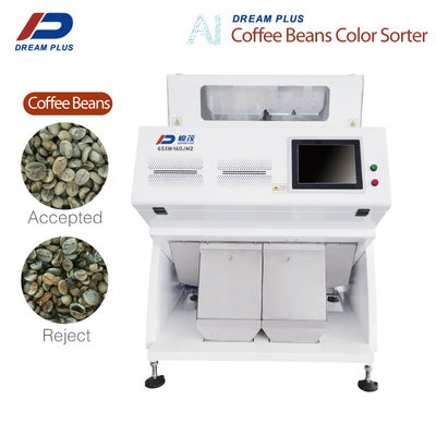Độ sáng cao Bộ phân loại màu hạt cà phê Độ chính xác 99,9%