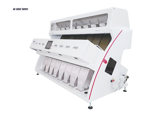 Máy phân loại màu AI CCD 512 Kênh 8 Chute