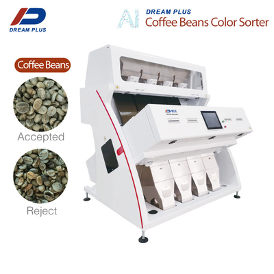 Công suất cao 4 rãnh RGB Bộ phân loại màu hạt cà phê Phân loại chính xác cao