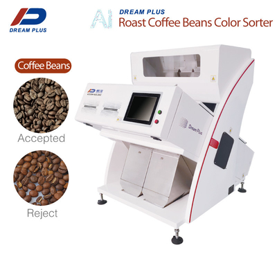 Công nghiệp 2 Chutes Coffee Bean Color Sorter RGB 160 Kênh