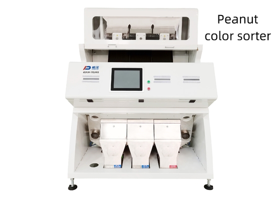 Máy phân loại màu đậu phộng CCD hiệu quả cao 192 Kênh 3 Máng