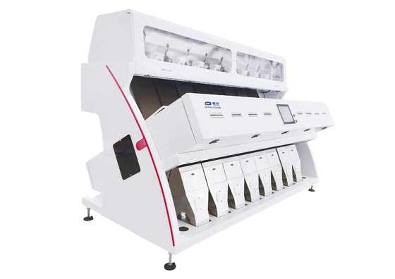8 Máng Máy phân loại màu hạt đậu trắng nông nghiệp với máy ảnh CCD