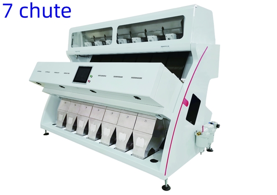Máy phân loại màu đậu nành cà phê đậu 7 Chute 448 kênh