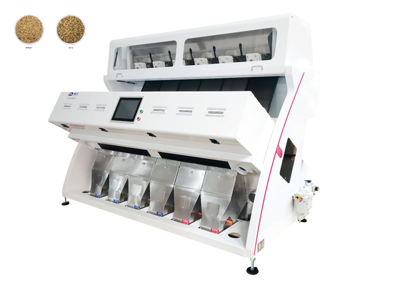 0Máy phân loại màu hạt với 384 kênh với áp suất không khí 0,5 - 0,8Mpa