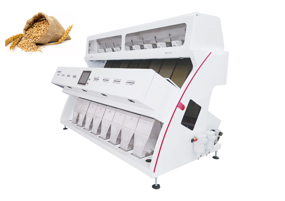 Máy phân loại màu lúa mì hiển thị nhân bản Flexem 12 inch với hệ thống làm sạch làm mát tự động