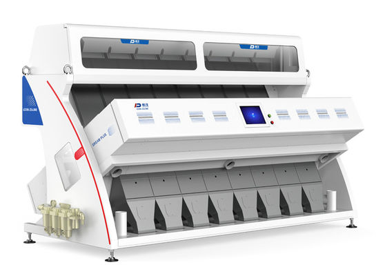 Công suất lớn Máy phân loại màu gạo 8 rãnh Bộ phun tần số cao có sắc độ