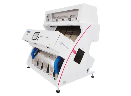 Đậu phộng Hạt gạo 4 Máng 256 Máy phân loại màu CCD 1500kg / H