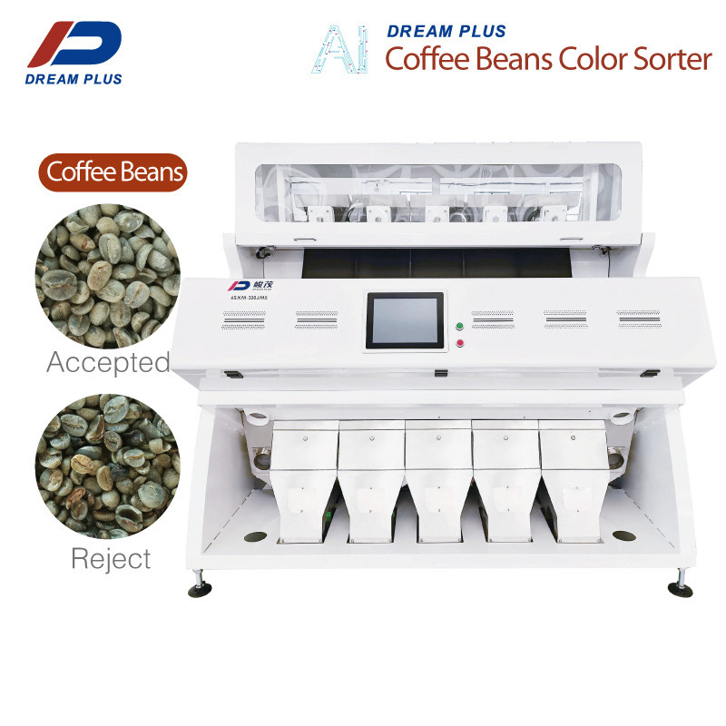 Máy phân loại màu 320 kênh Green Coffee Bean với hệ thống điều khiển từ xa phân loại aI