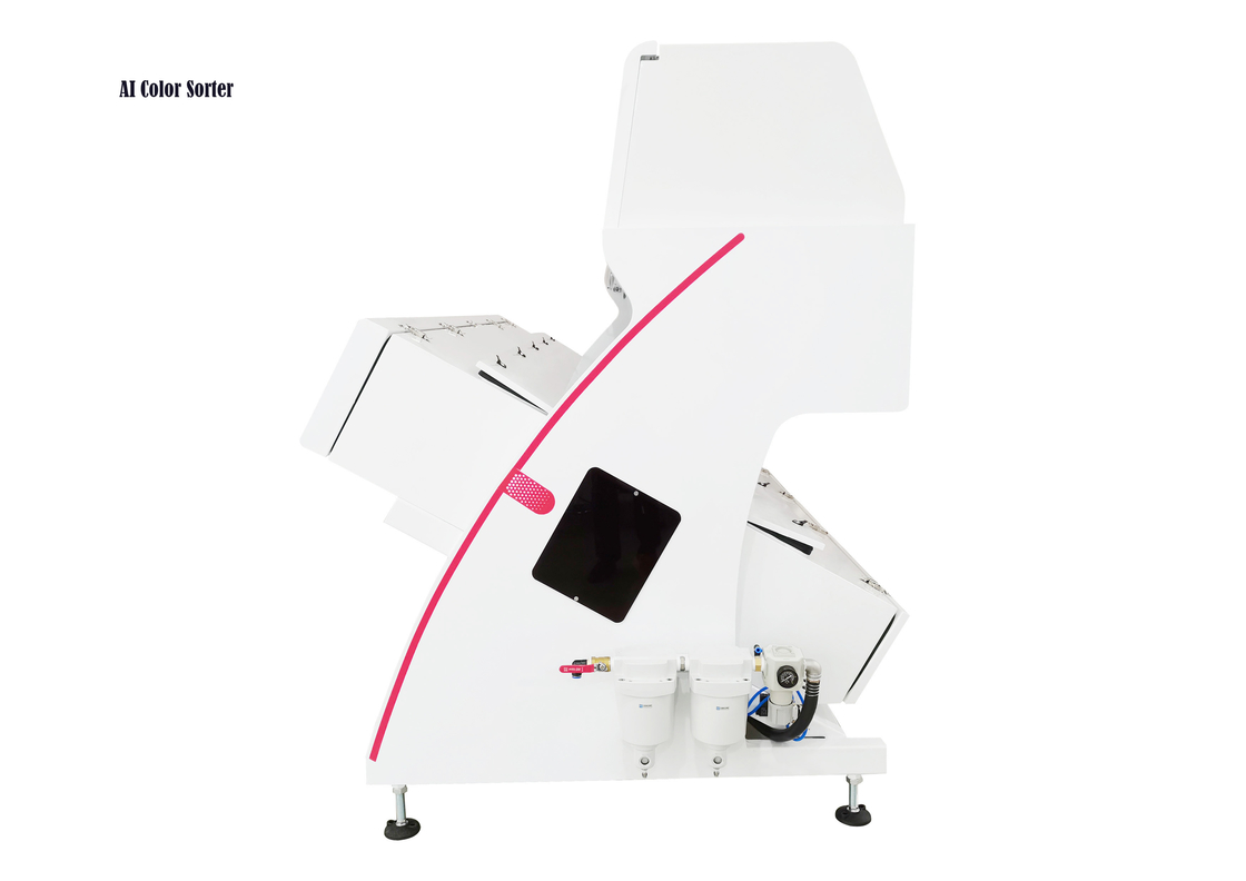 Máy phân loại màu AI CCD 512 Kênh 8 Chute