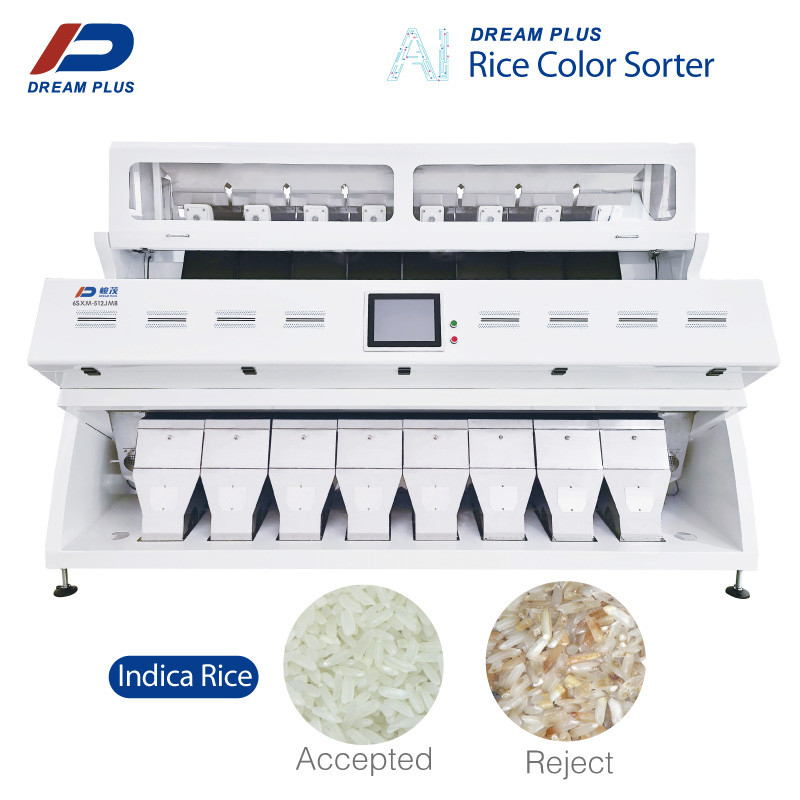 Máy phân loại màu gạo Dream Plus CCD 8 rãnh