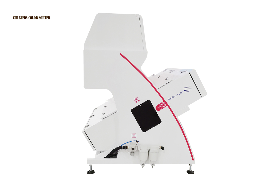Máy phân loại màu hạt giống CCD 4 Máng Độ chính xác phân loại 99%
