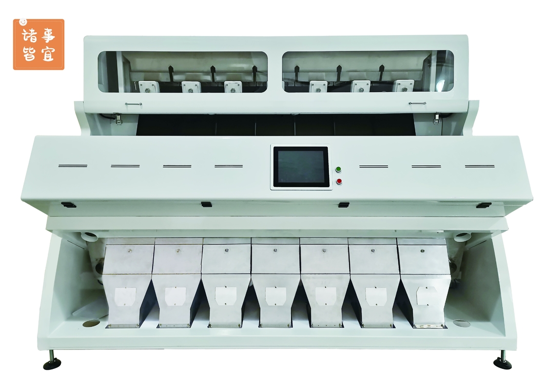 Máy phân loại màu CCD 7 máng thông minh Công suất cao cho hạt giống
