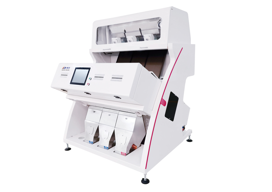Máy phân loại màu lúa mì nông nghiệp CCD 3 máng 192 kênh