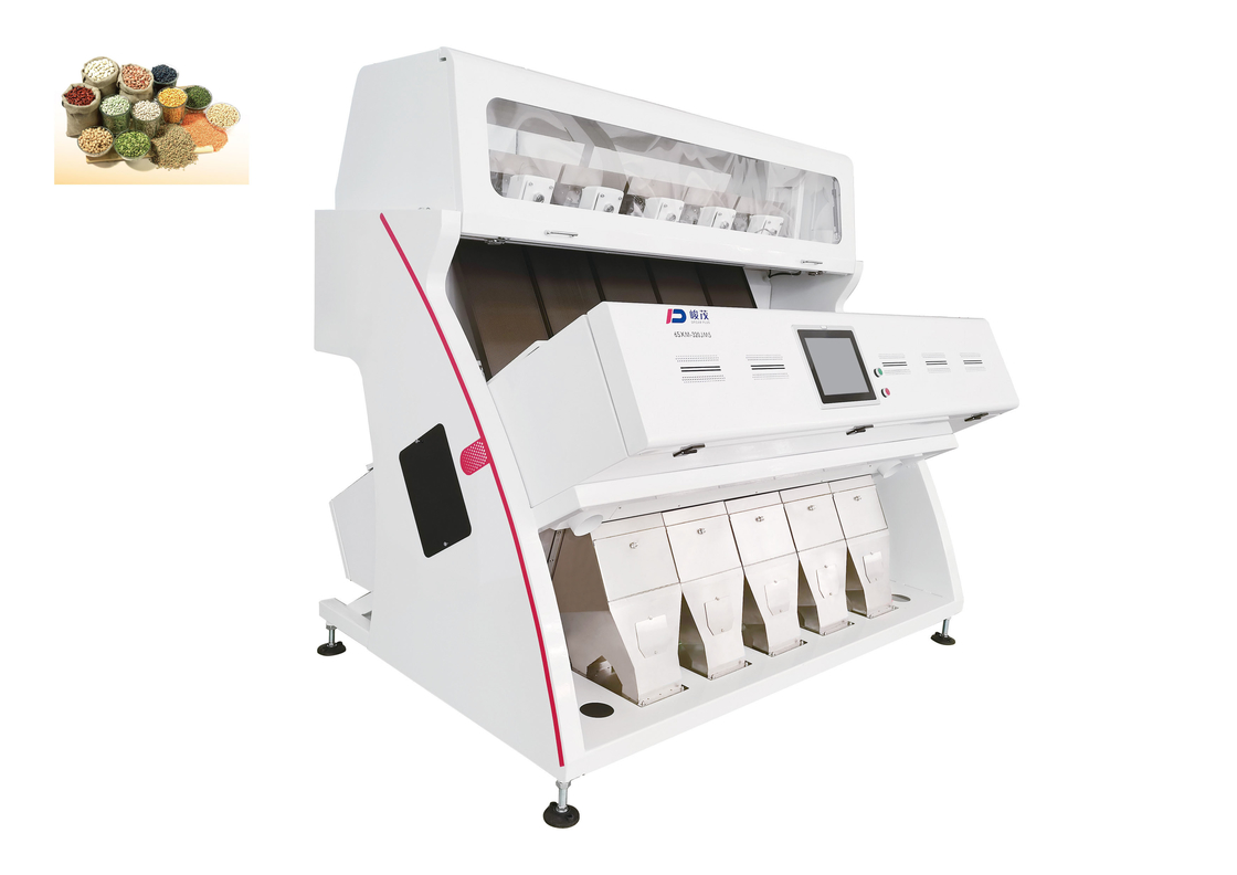Khả năng phân loại 1,5 - 5 T / H hạt giống Máy phân loại màu Hệ điều hành Mức độ ồn thấp
