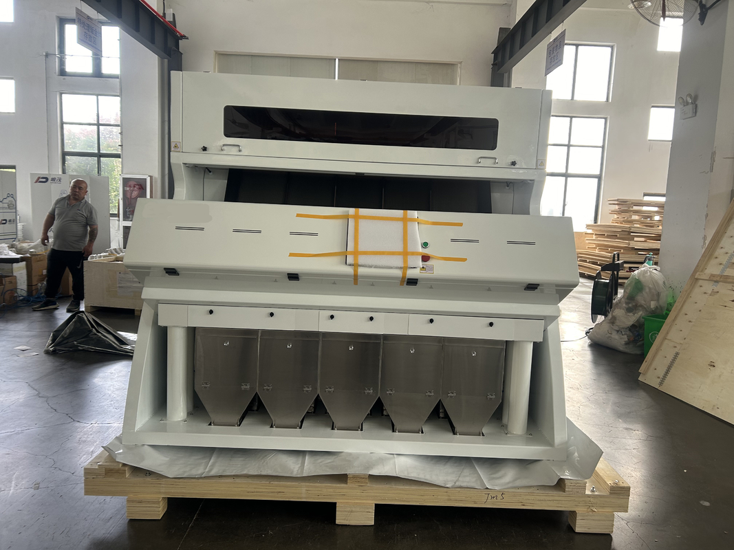 1.5 - 3 T / H hạt Color Sorter với cảm biến máy ảnh TOSHIBA và đèn LED