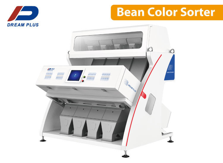 Máy phân loại màu Ccd màu Broad Bean Chromatic 4 Chute Làm mờ thông minh