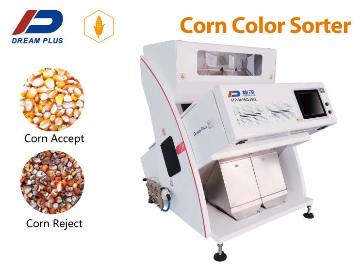 Máy phân loại màu hạt 5400 Ccd Mini 2 Máng công nghiệp thông minh