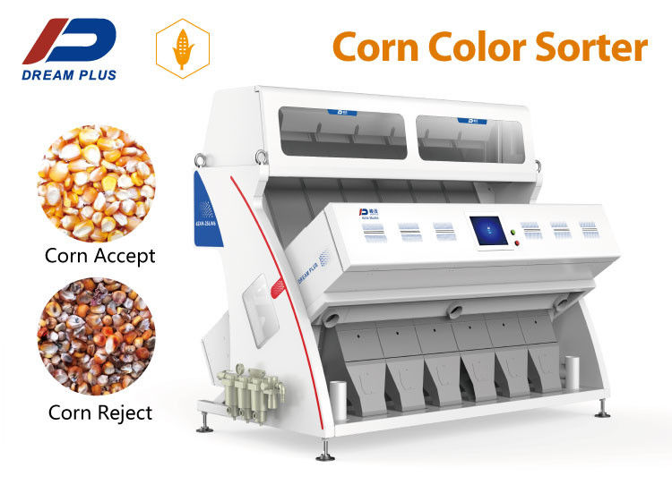 Máy phân loại màu Ccd 6 máng 384 kênh 220 cho ngô