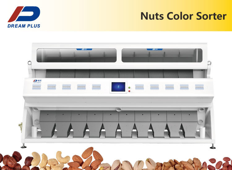 Máy phân loại màu hạt CCD quang 10 máng thông minh 6 - 7t/H Công suất 640 kênh