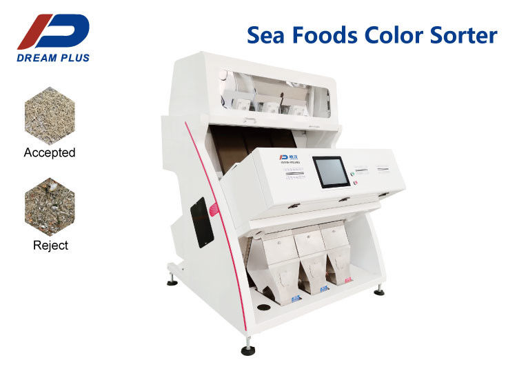 High Accuracy CCD Color Sorter Machine Shrimp Grading Machine